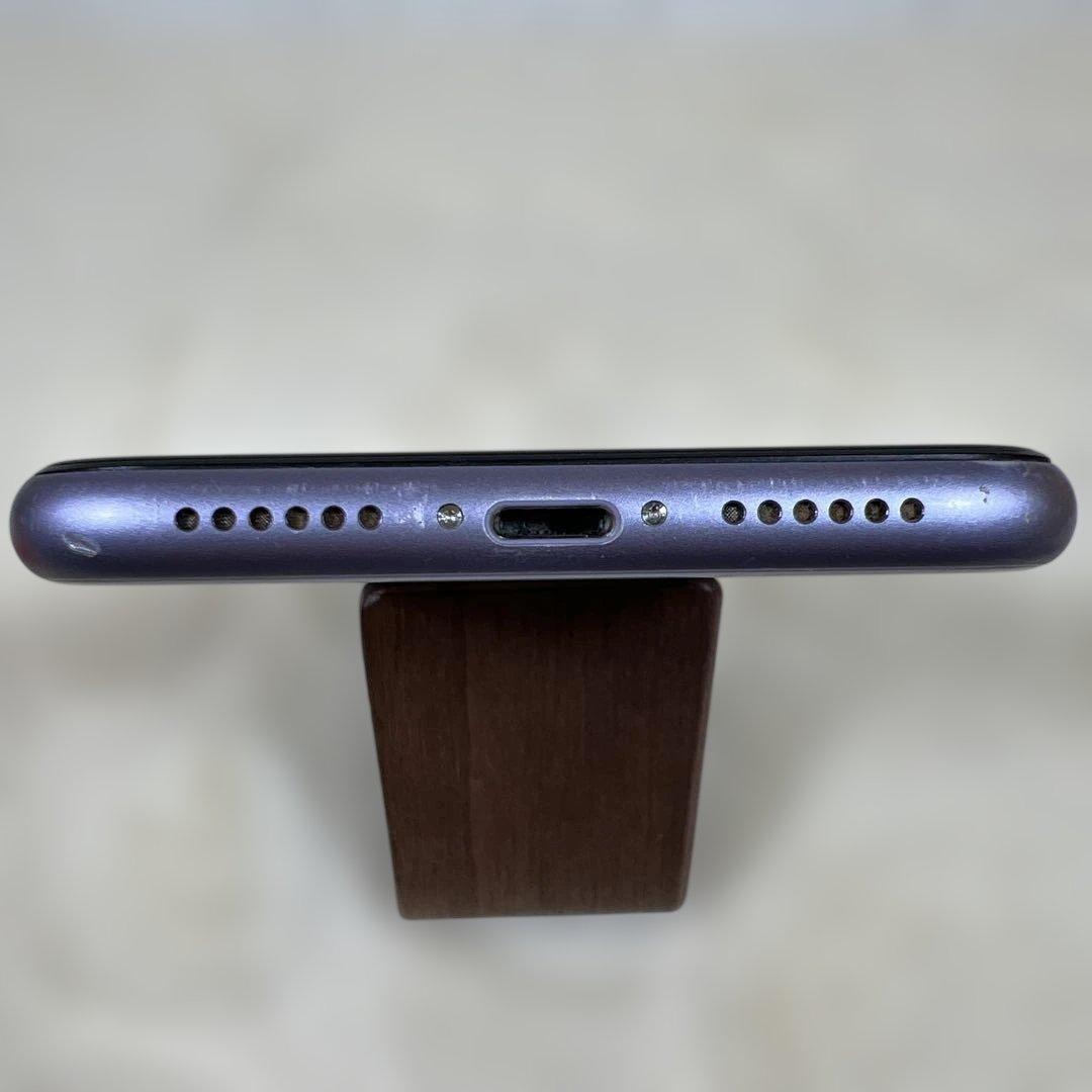 iphone11 128GB SIMフリー　バッテリー78% パープル