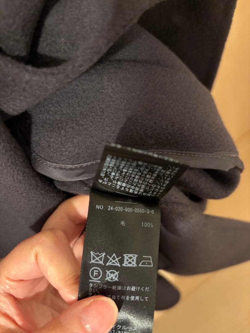 新品未使用　IENA スーパー160ダブルフェイスショートコート　38