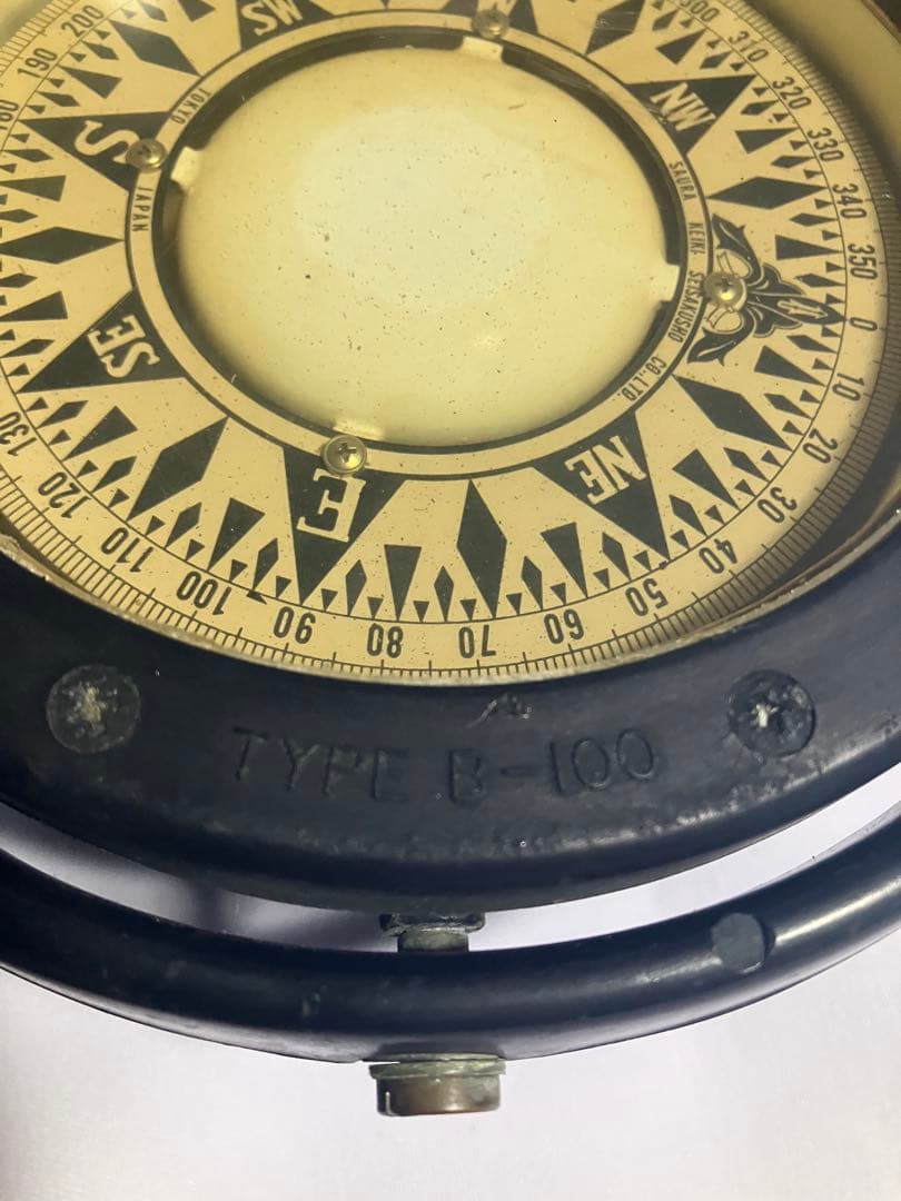 マツダ電気時計　羅針盤セット