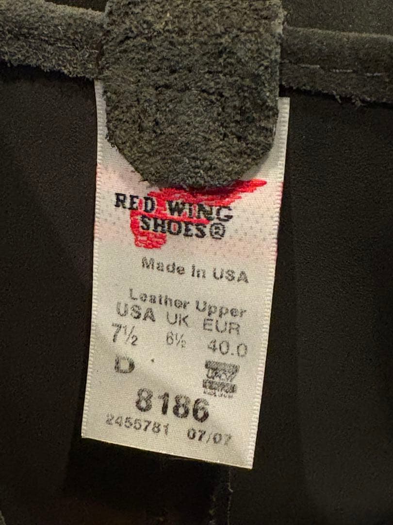 新品 ビームス別注 デッド レッドウィング スエード ペコス ブーツ 25.5