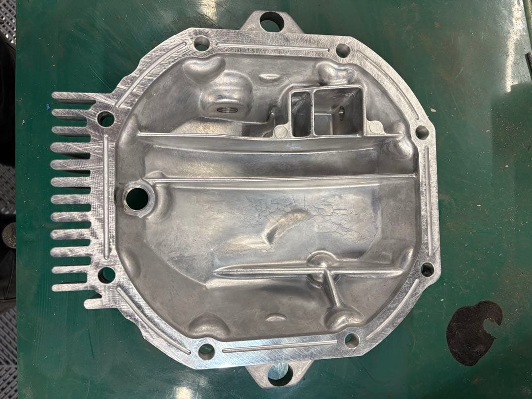 日産純正　Z34 フェアレディZ デフカバー　冷却フィン付き