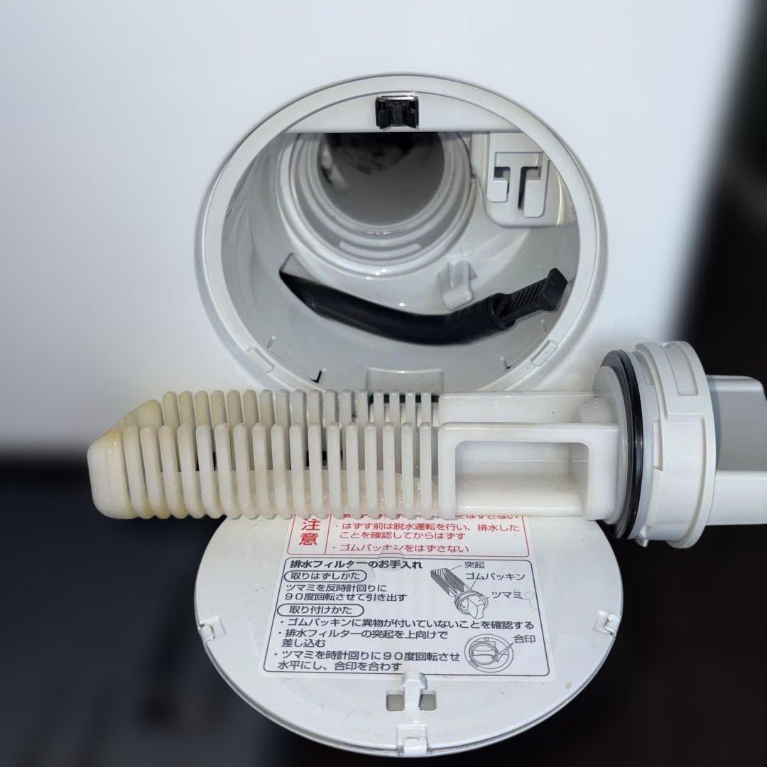 美品/2025年製/AQUA/ドラム式洗濯機/AQW-DM10R-R/10kg