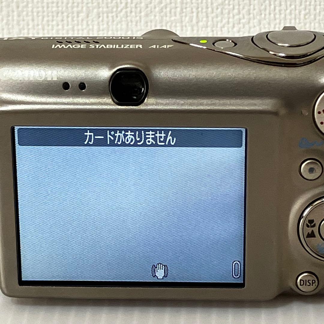 【動作確認済】Canon IXY Digital 2000 IS 付属品あり