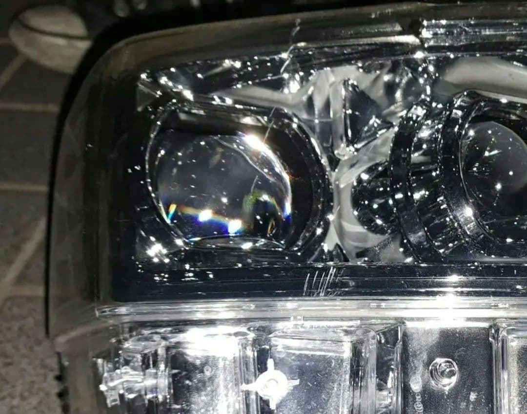 希少 廃盤 クリスタルアイ 3眼ヘッドライト N BOX