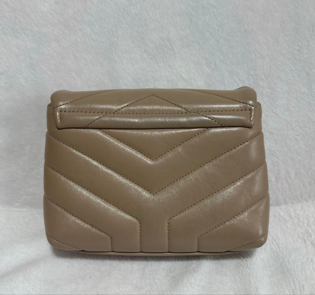 SAINT LAURENT サンローランパリ ルル ショルダーバッグ ベージュ