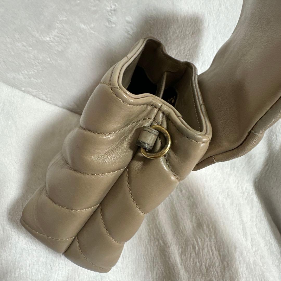 SAINT LAURENT サンローランパリ ルル ショルダーバッグ ベージュ