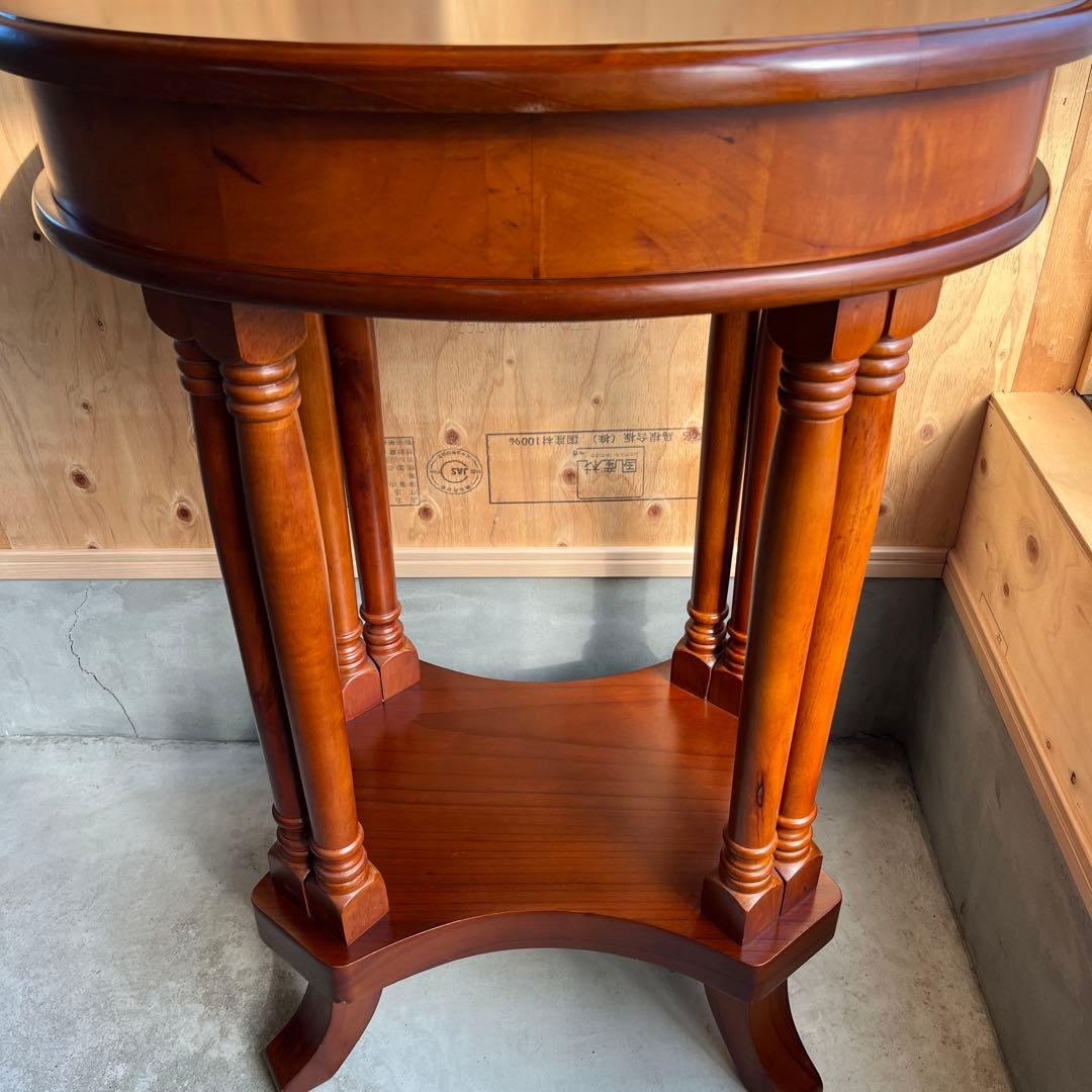 サイドテーブル ビンテージ 木製 コンソールテーブル