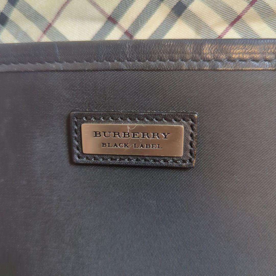 バーバリー　ブラックレーベル　ショルダーバッグ　サコッシュ　ノバチェック