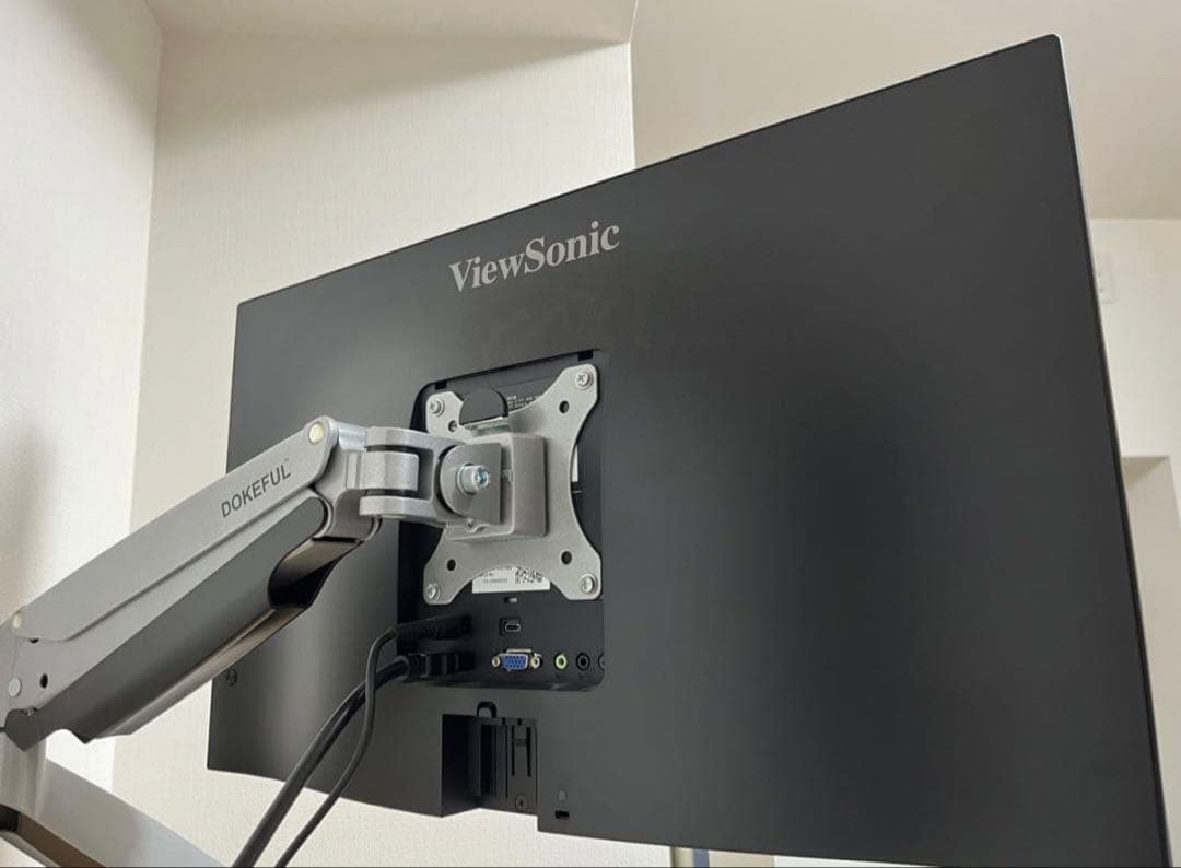 ViewSonic モニター 23.8インチ アーム付き