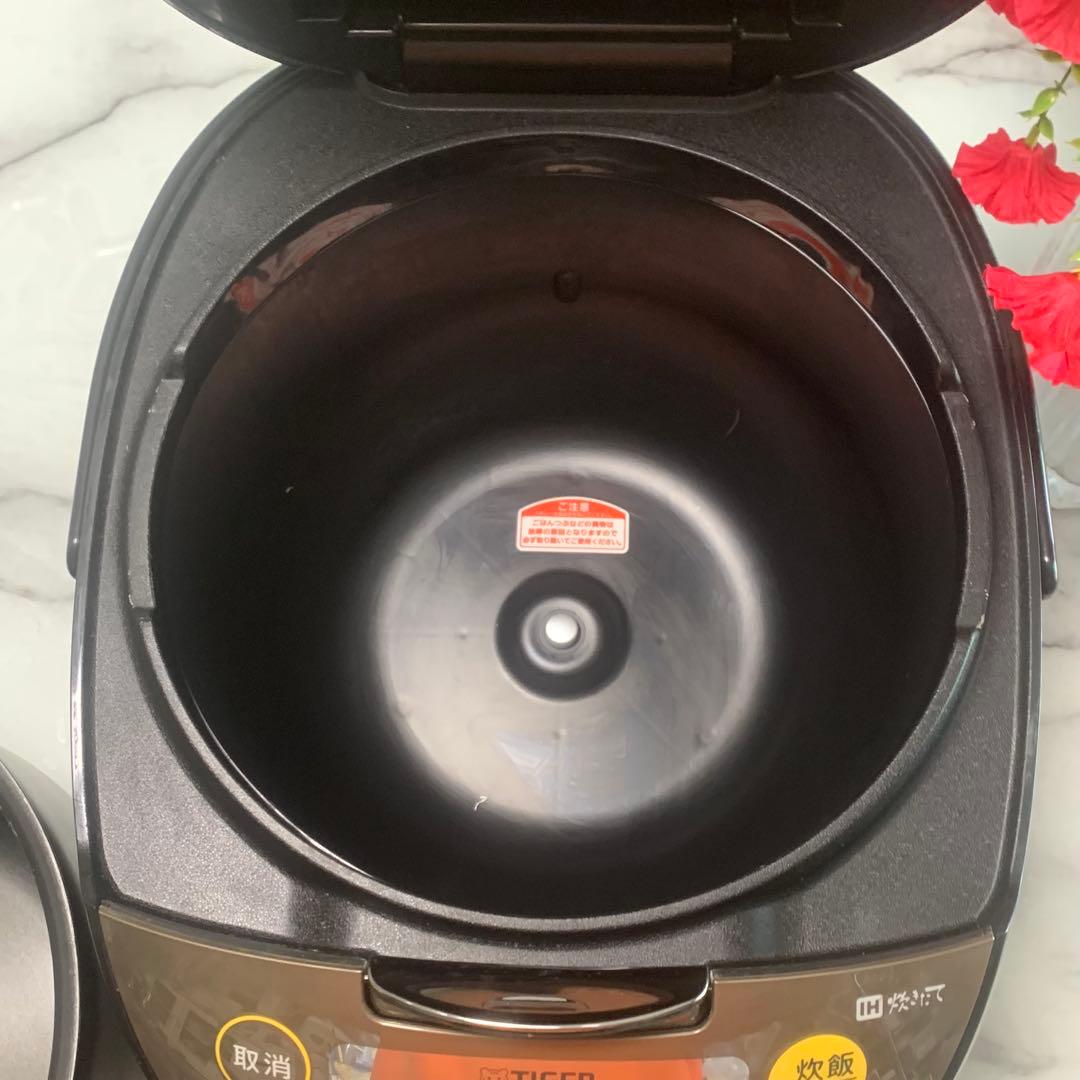 良品■TIGER炊きたて　IH 一升　銅入3層遠赤釜 JKT-B181■炊飯確認