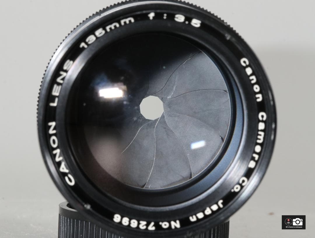 美品Canon 135mm F3.5 III ライカＬ３９レンズ整備済