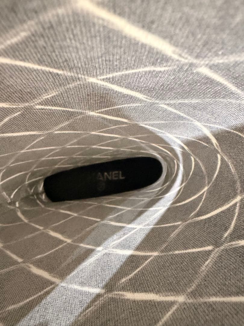 Chanel シャネル ココマークレインブーツ マトラッセ柄 ラバー シューズ