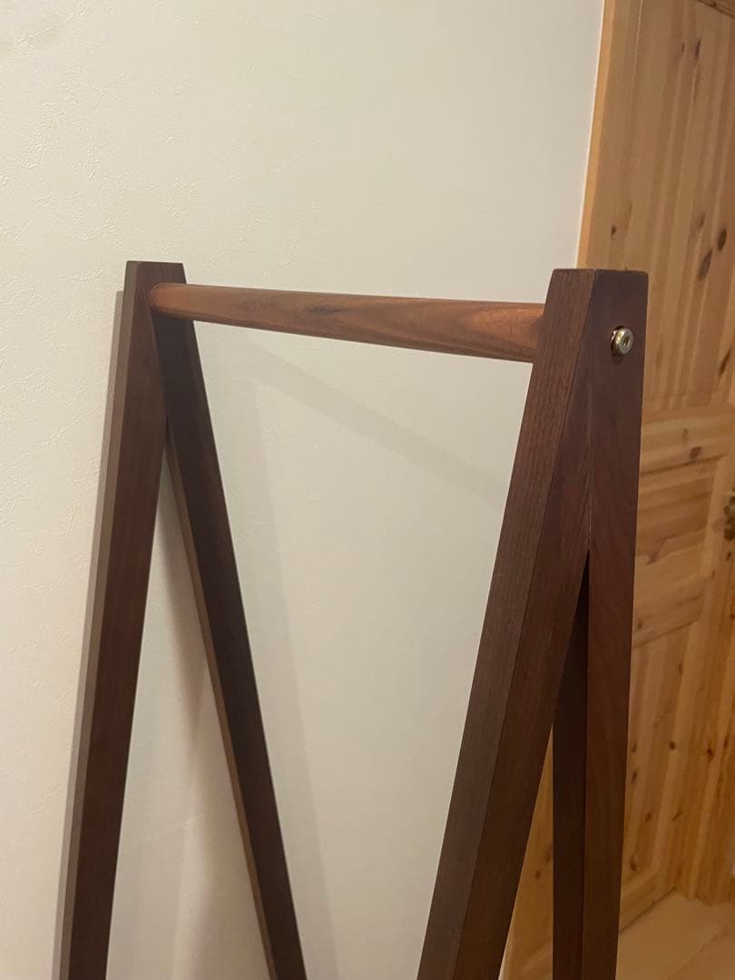 【廃盤】　無印良品　コートハンガー　木製　ウォールナット