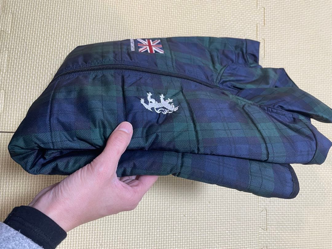 [アドミラル ゴルフ] 2WAY キルトジャケット ADMA796 チェック柄