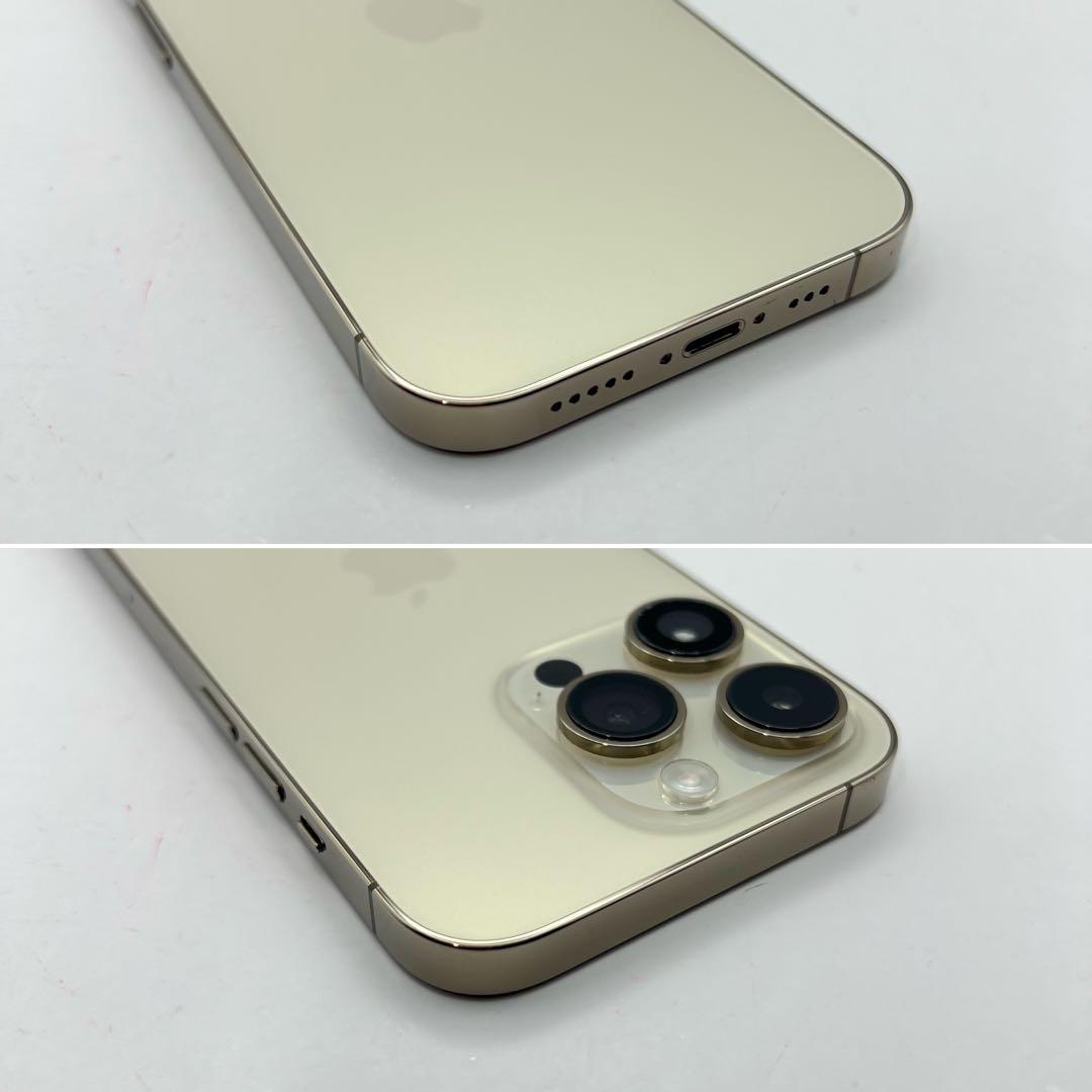 電池新品 iphone 14PRO 128GB ゴールド SIMフリー 完動品