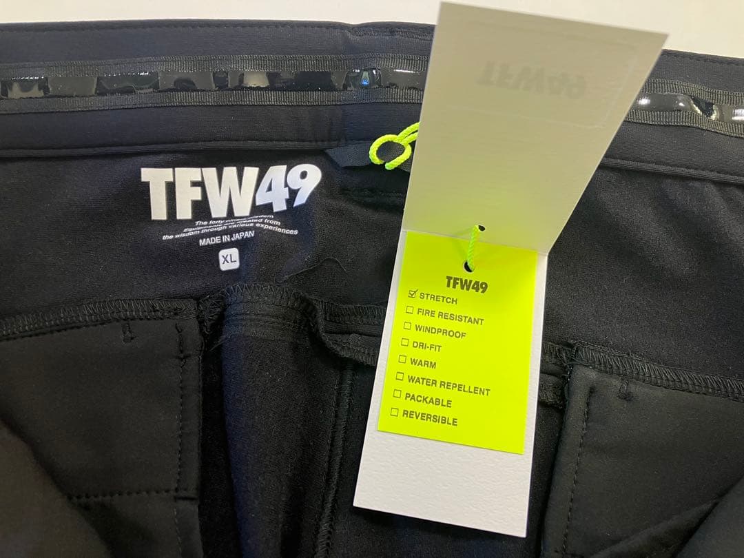 TFW49 ウォーム アンクル スリム パンツ 未使用タグ付 XL 裏起毛 秋冬