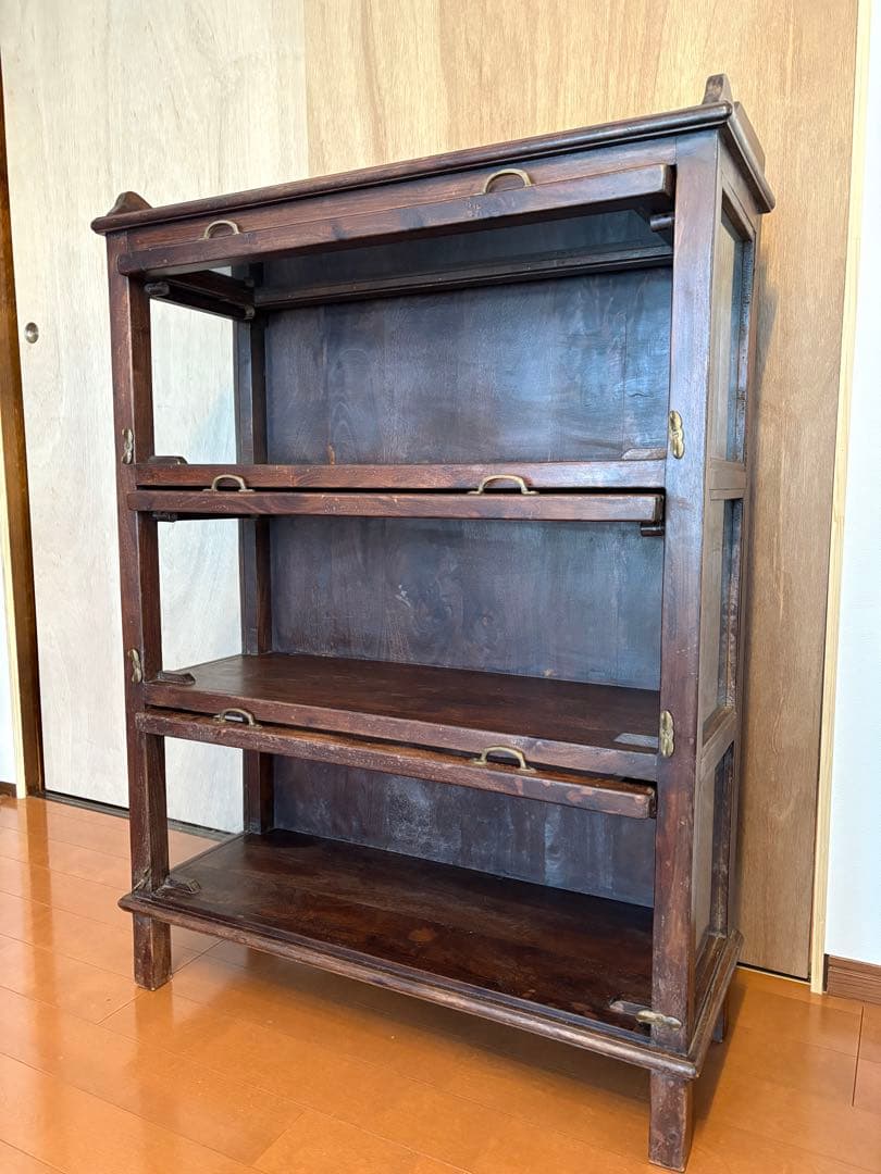 niko and... SWING CABINET 木製ガラスキャビネット 3段