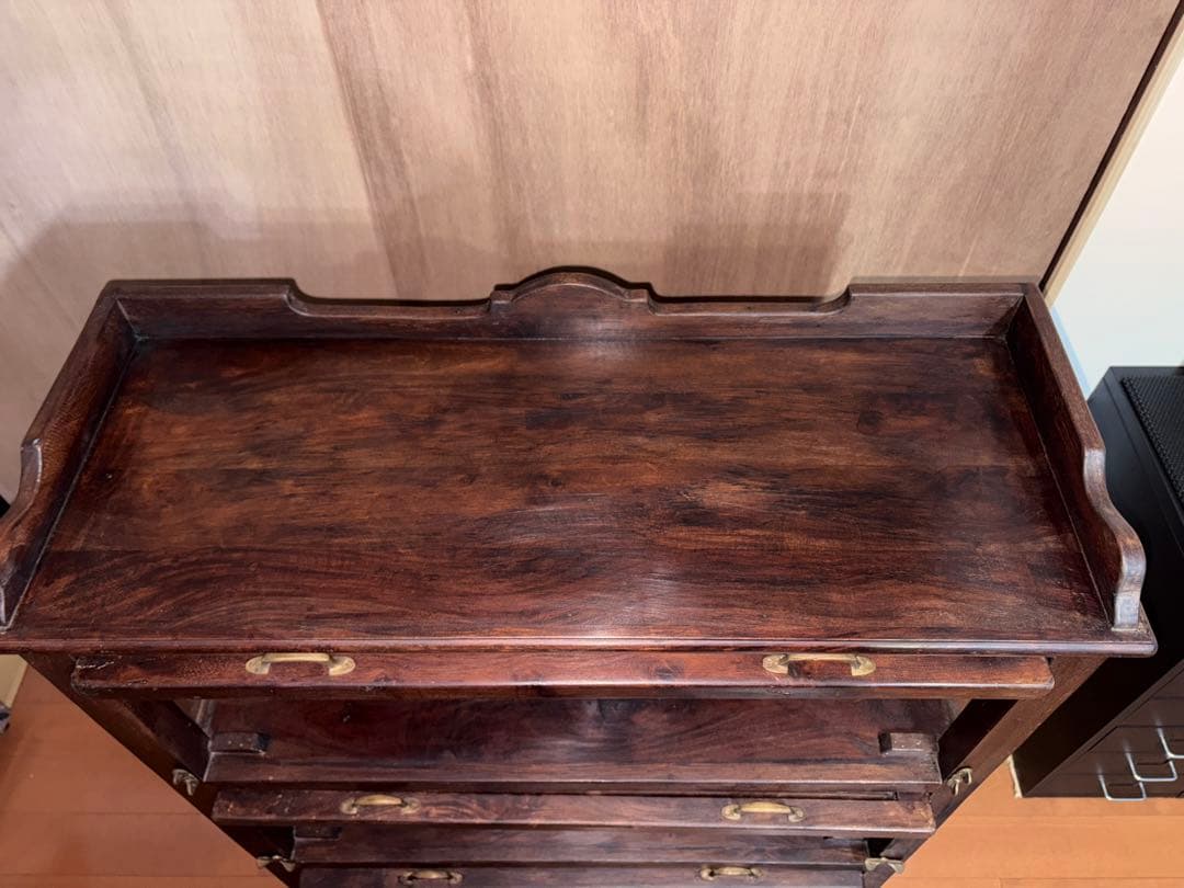 niko and... SWING CABINET 木製ガラスキャビネット 3段