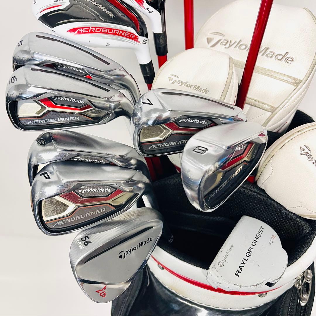 テーラーメイド ゴルフセット エアロバーナー クラブセット ゴルフ一式 カーボン