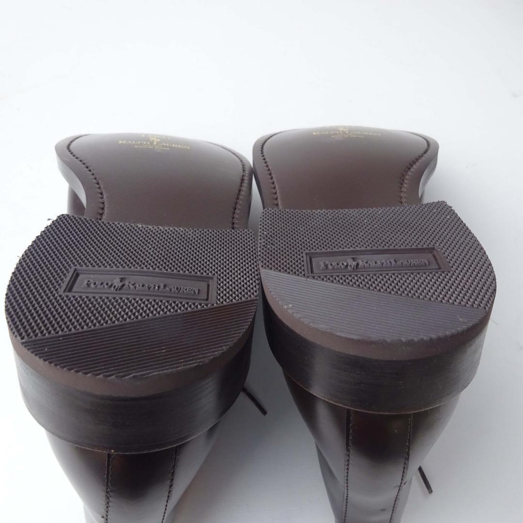 日本製新品廃盤ポロラルフローレン リーガル製 チャッカーブーツ 25.0EEE茶