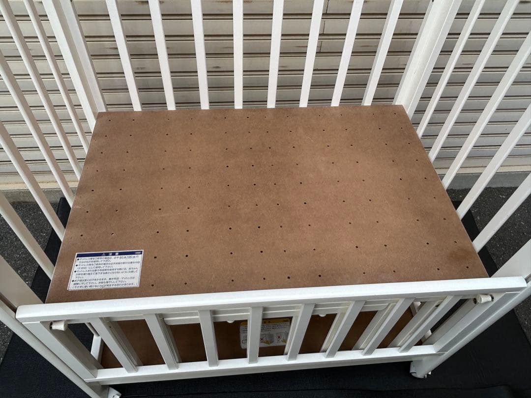 【引取・配達】カトージ　ベビーベッド　ミニタチベッド　ビアンコ2　大阪・尼崎