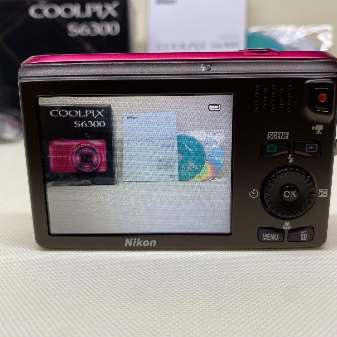 【極美品】Nikon COOLPIX S6300 ピンク 10倍光学ズーム