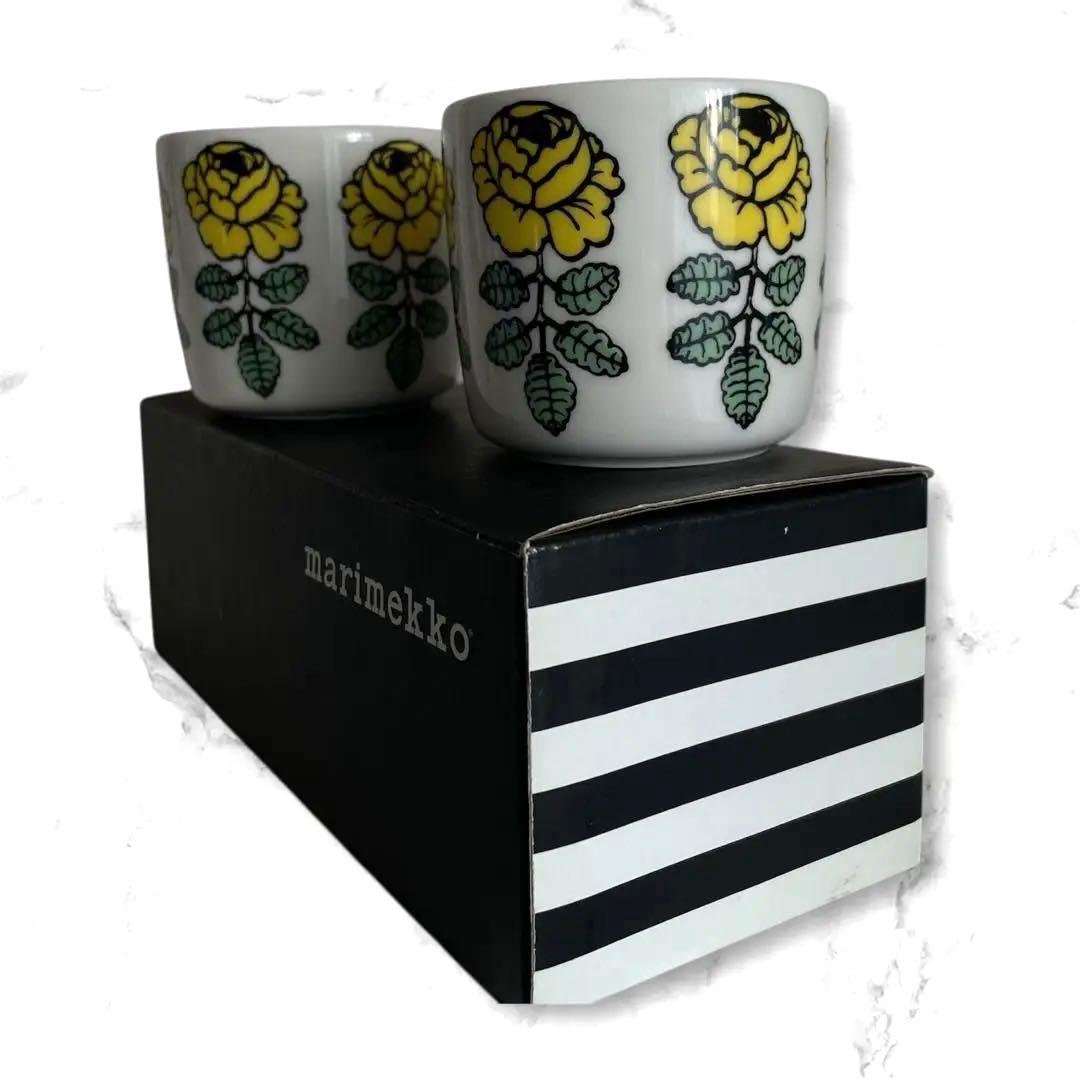 マリメッコmarimekko カフェカップ　 2個セットヴィヒキルース　レア品