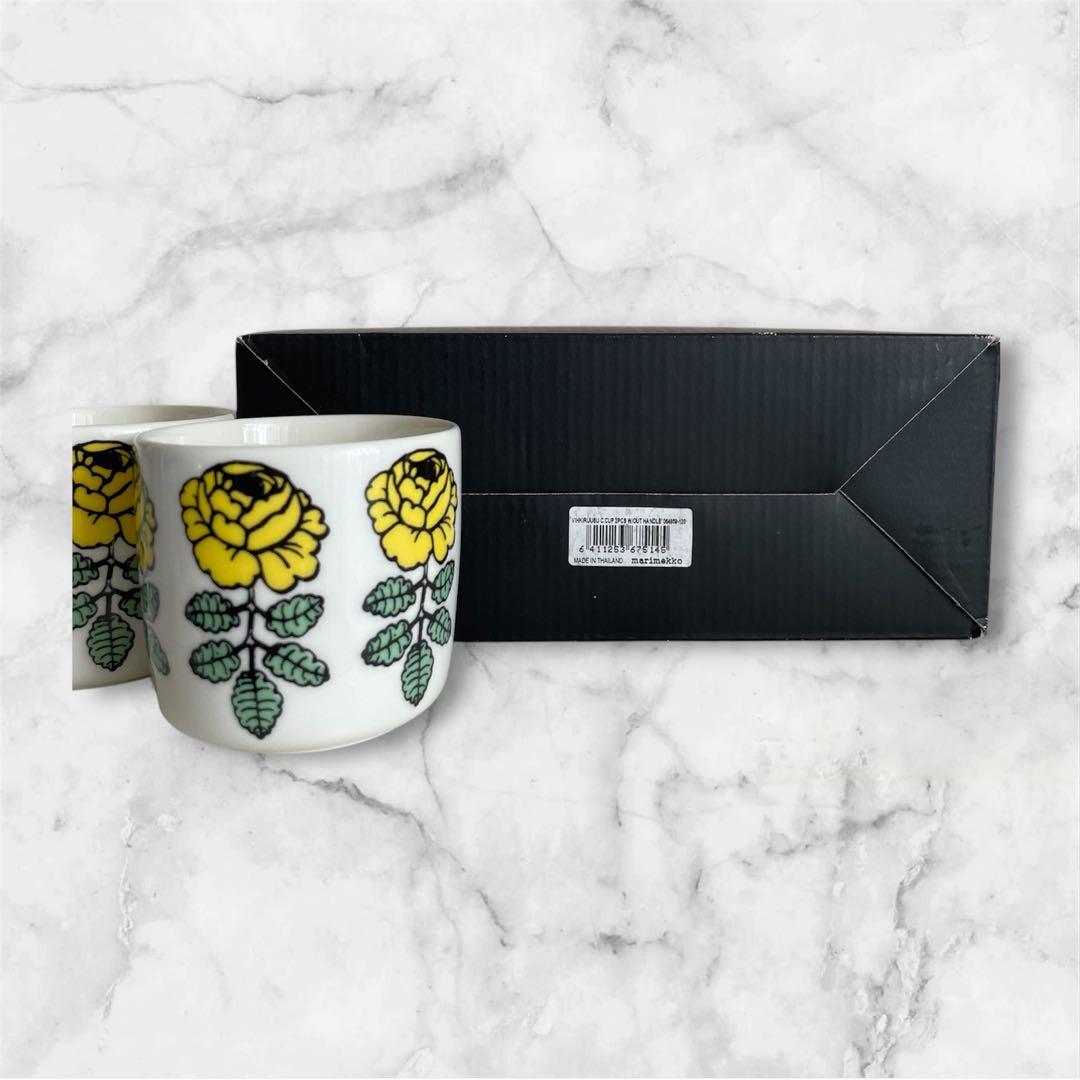 マリメッコmarimekko カフェカップ　 2個セットヴィヒキルース　レア品