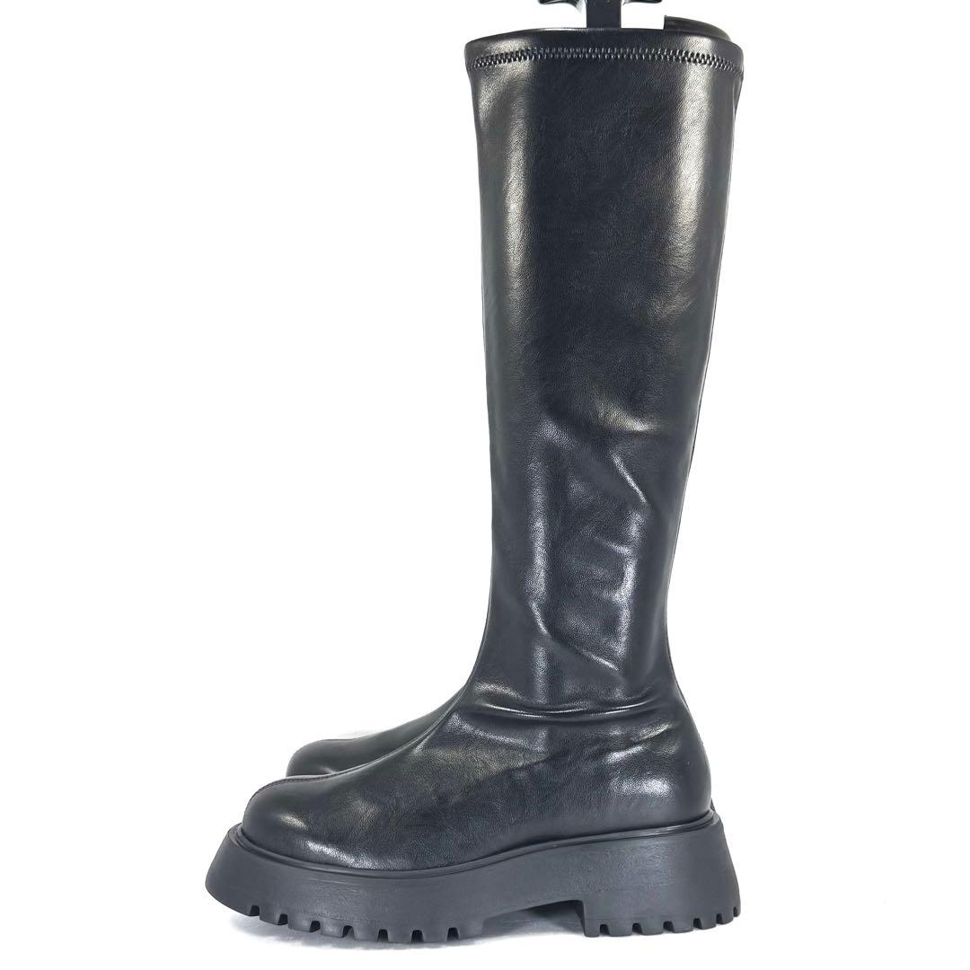 【MOUSSY】 マウジー （24） ロングブーツ 新品 vivi 掲載 現行品