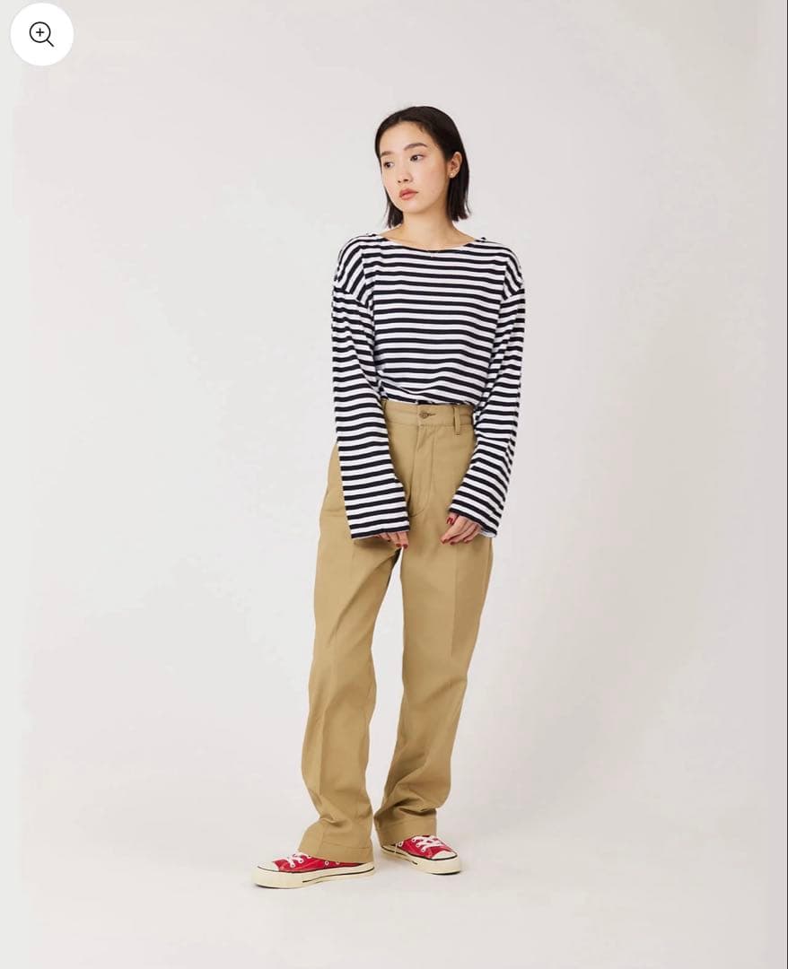 新品⭐️THE SHINZONE シンゾーン ウォッシュドハイウエストチノ 34