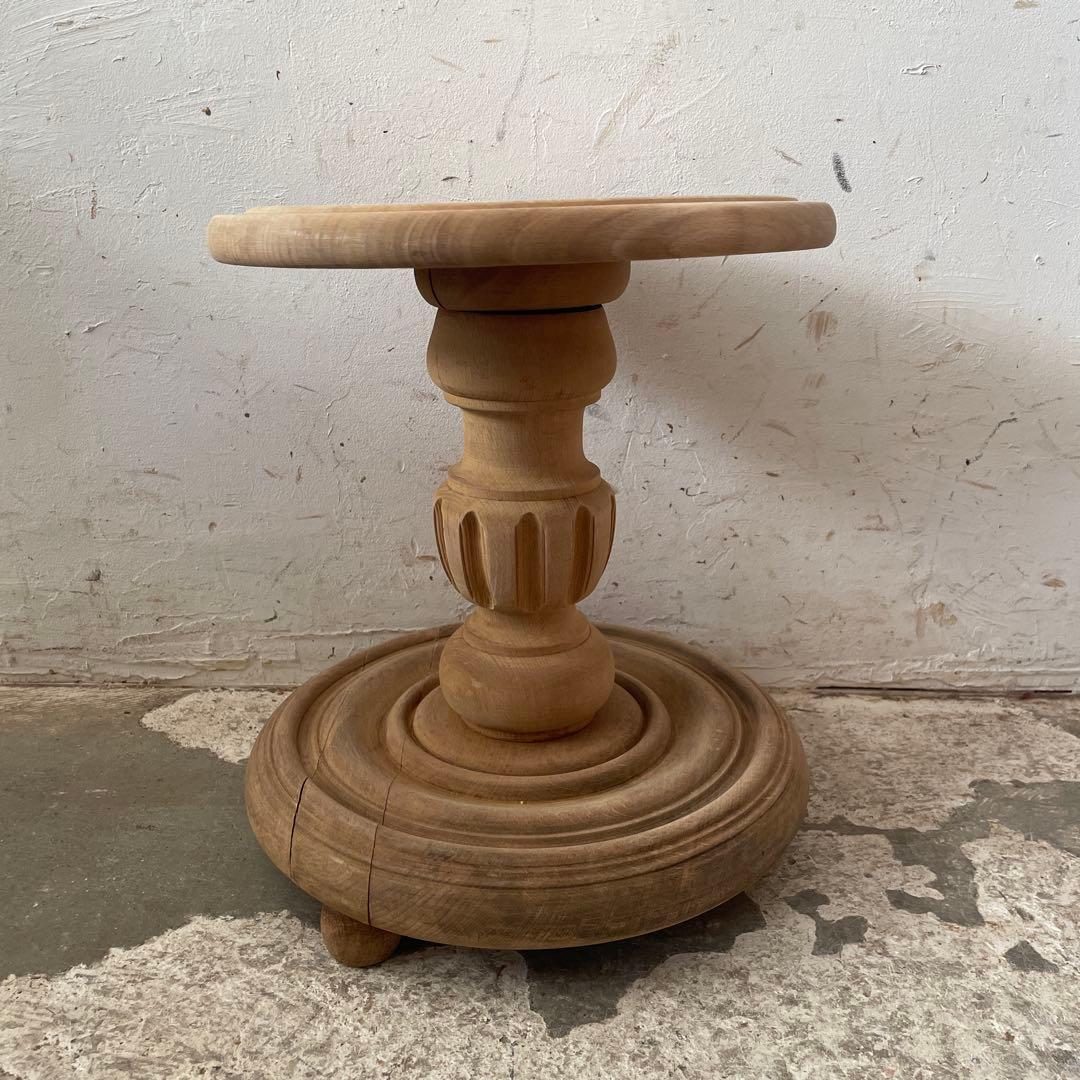 ビンテージ　サイドテーブル　フラワースタンド　花台　剥離