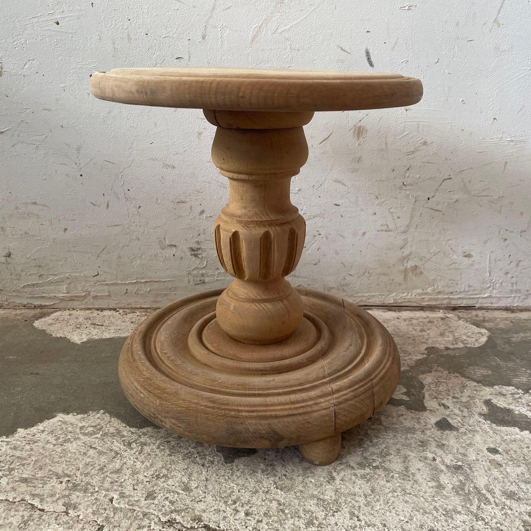 ビンテージ　サイドテーブル　フラワースタンド　花台　剥離