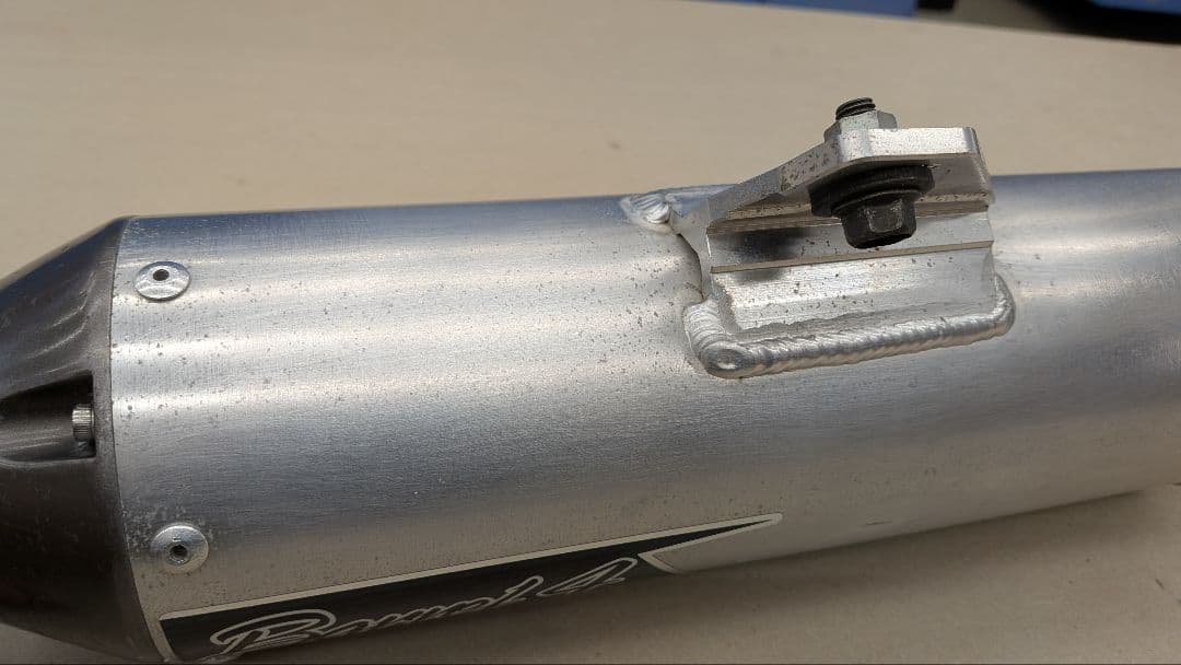 セロー250　トリッカー　XT デルタマフラー　バレル4 エキパイ