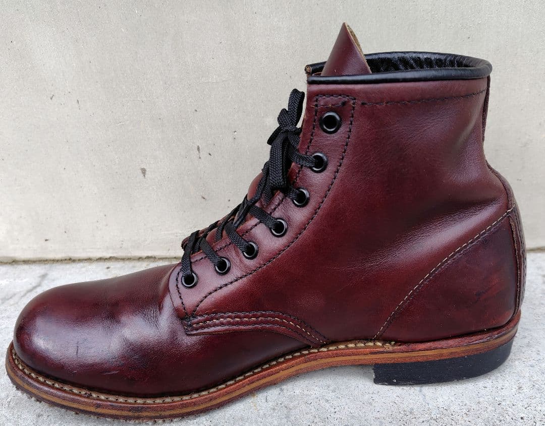 【廃盤・希少】RED WING ベックマン 9011 US7.5 レザー ブーツ