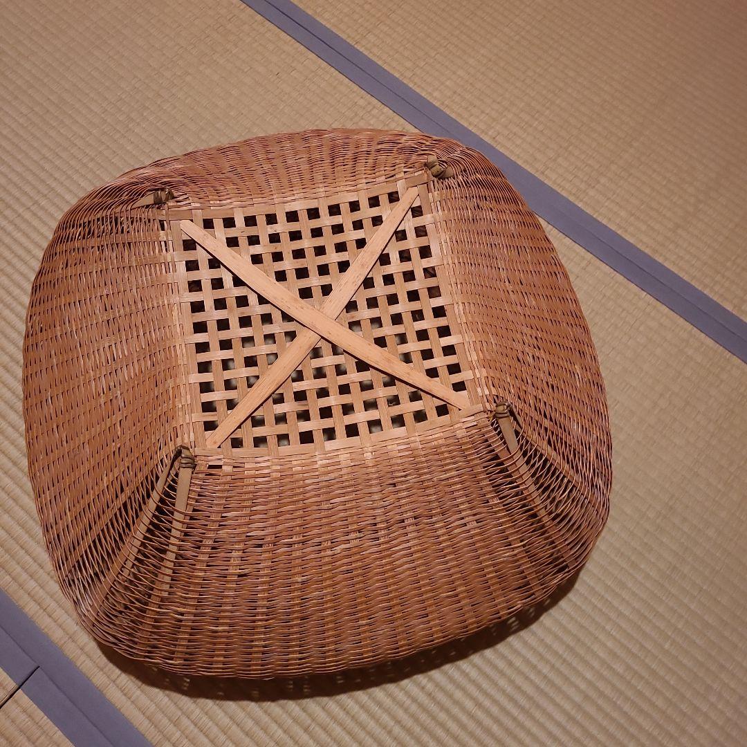 四つ足整理篭（大）日本民芸館展民芸協会賞