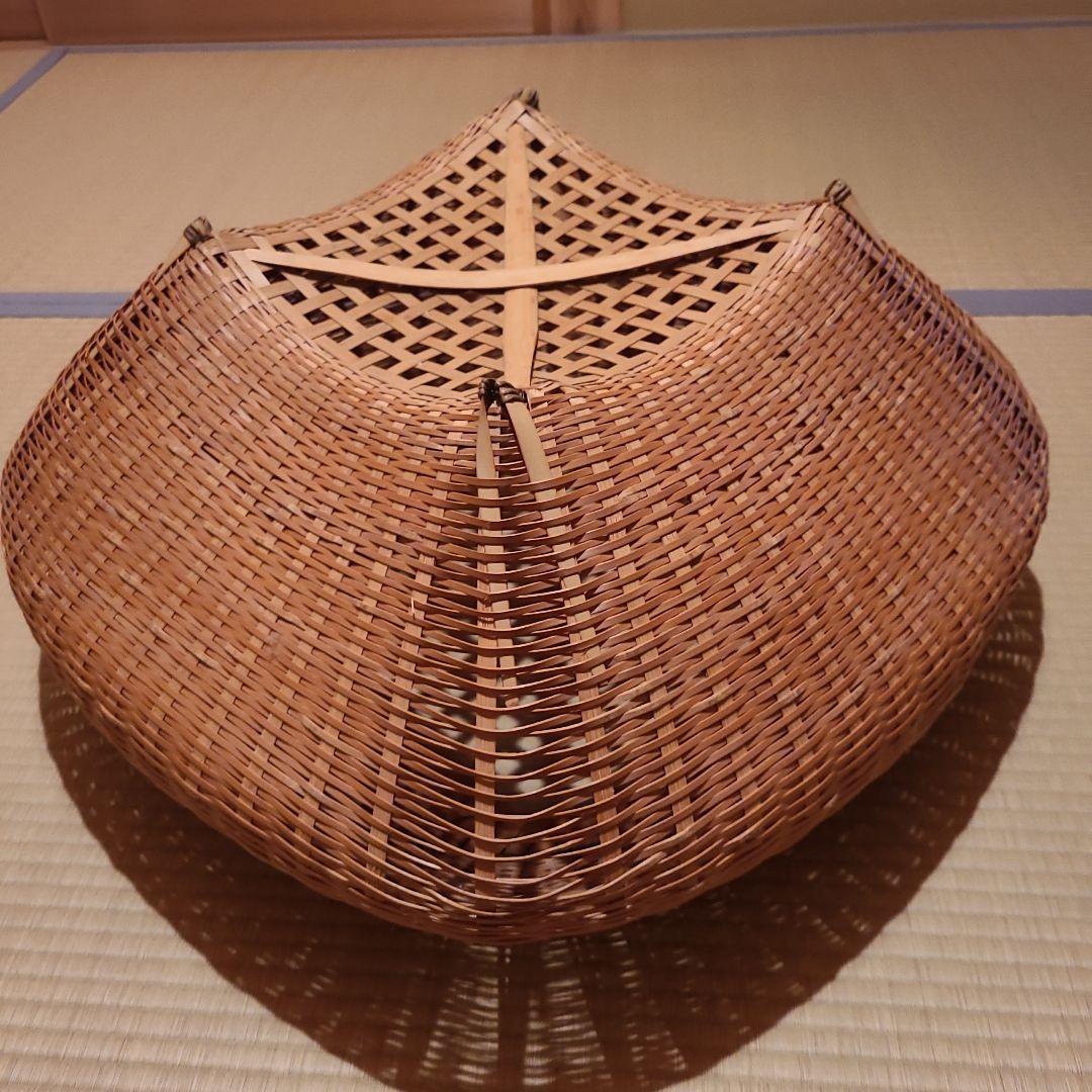 四つ足整理篭（大）日本民芸館展民芸協会賞