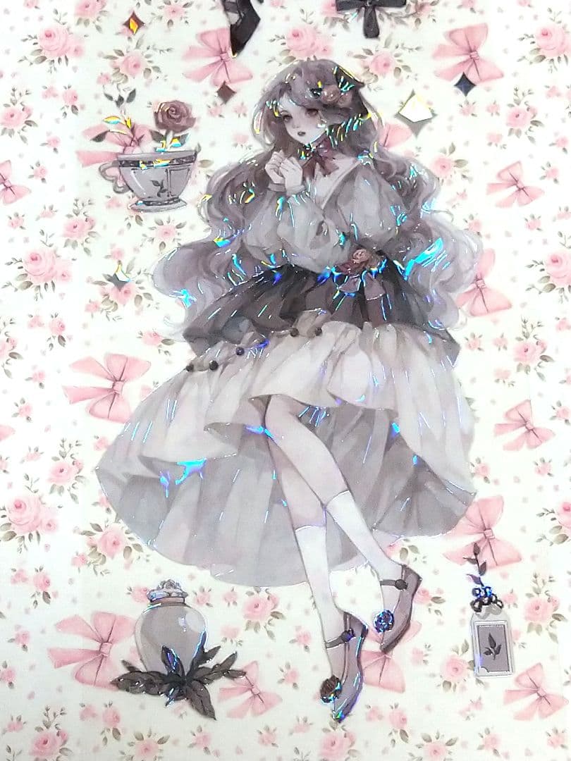 J1090＃暗夜莉莉丝(贝壳光)一木一横切り売り海外人物マステ女の子