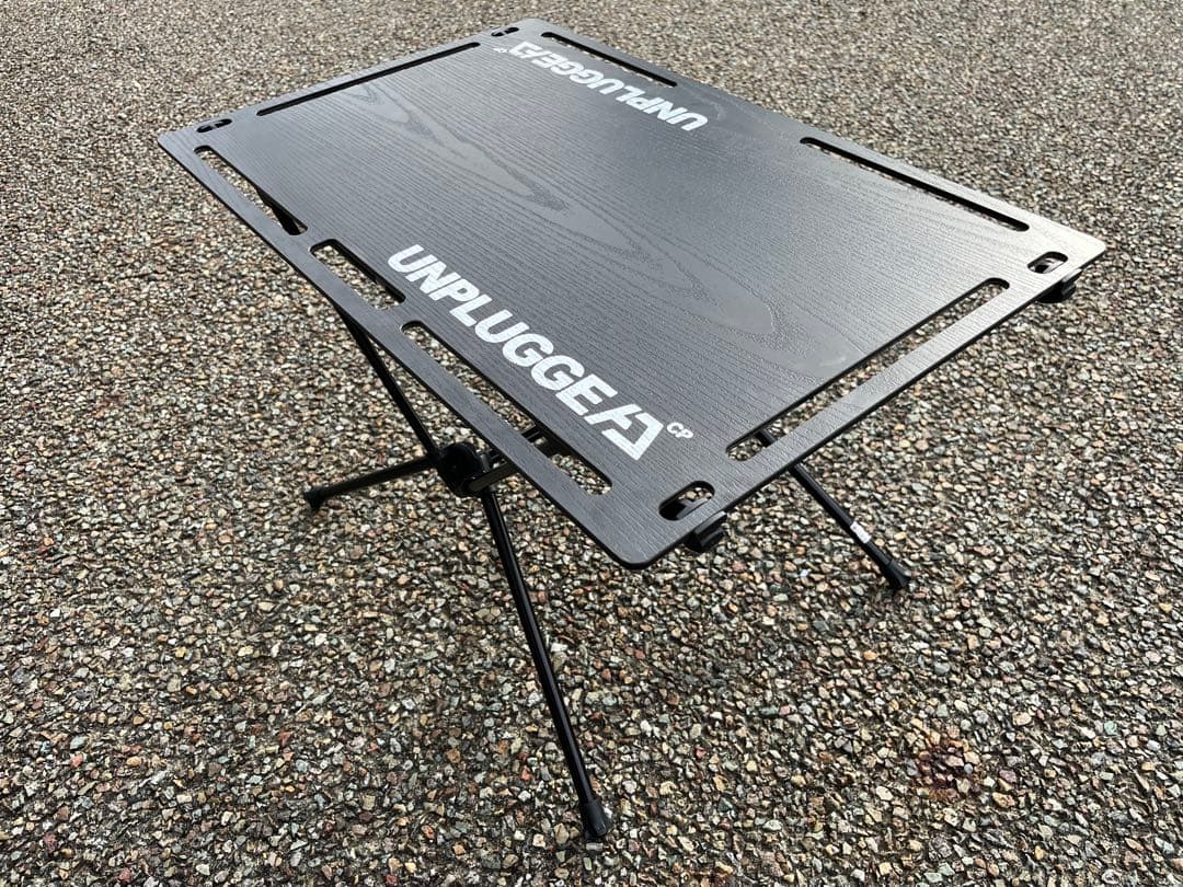 UNPLUGGED CP アンプラグドキャンプ　レクタテーブル　ブラック