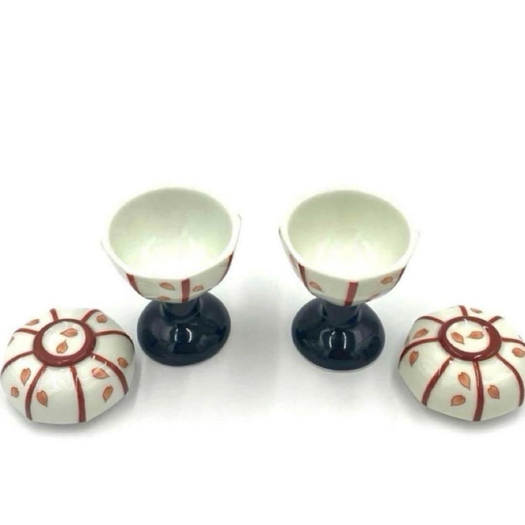 【☆特別価格☆】【新品】【大人気】有田焼幸楽窯　雛人形&ぼんぼり珍味入4点セット