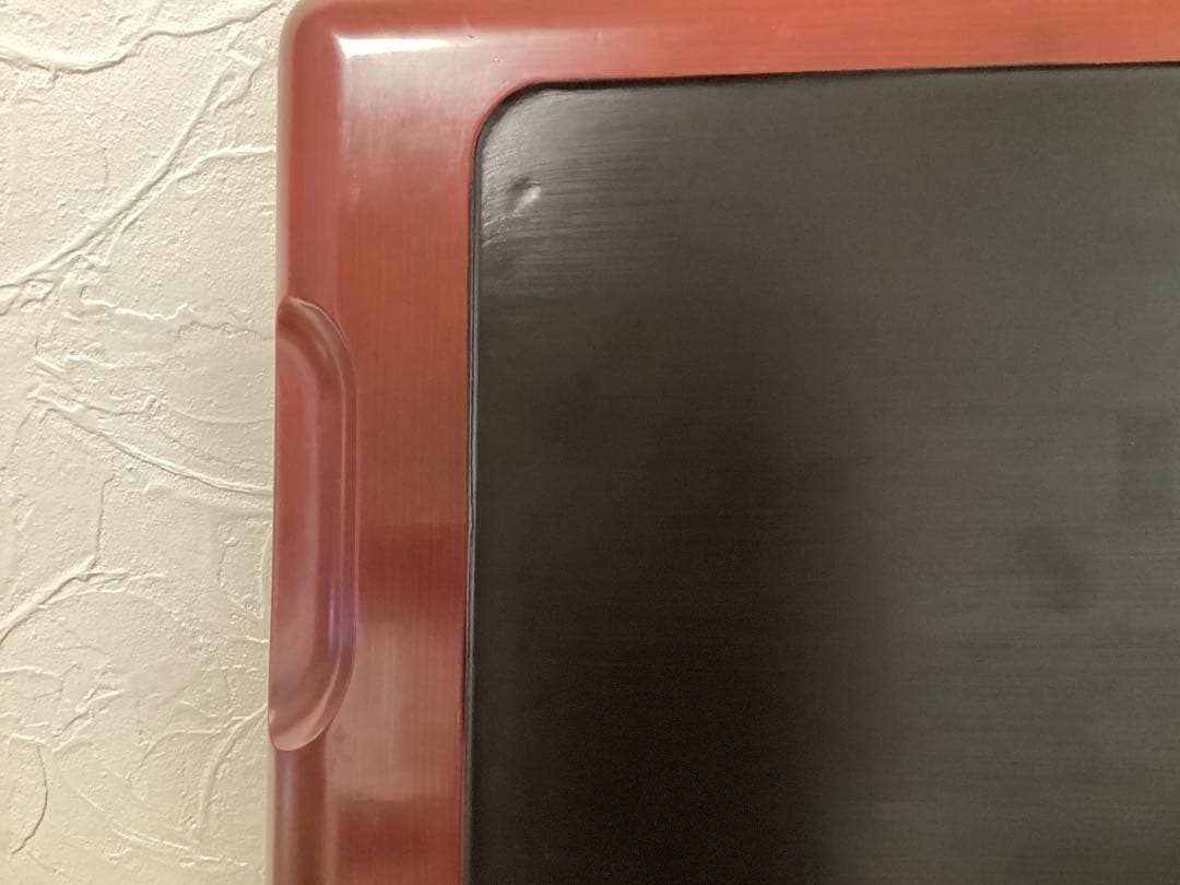 鎌倉彫　八勝堂　角型盆　伝統工芸品