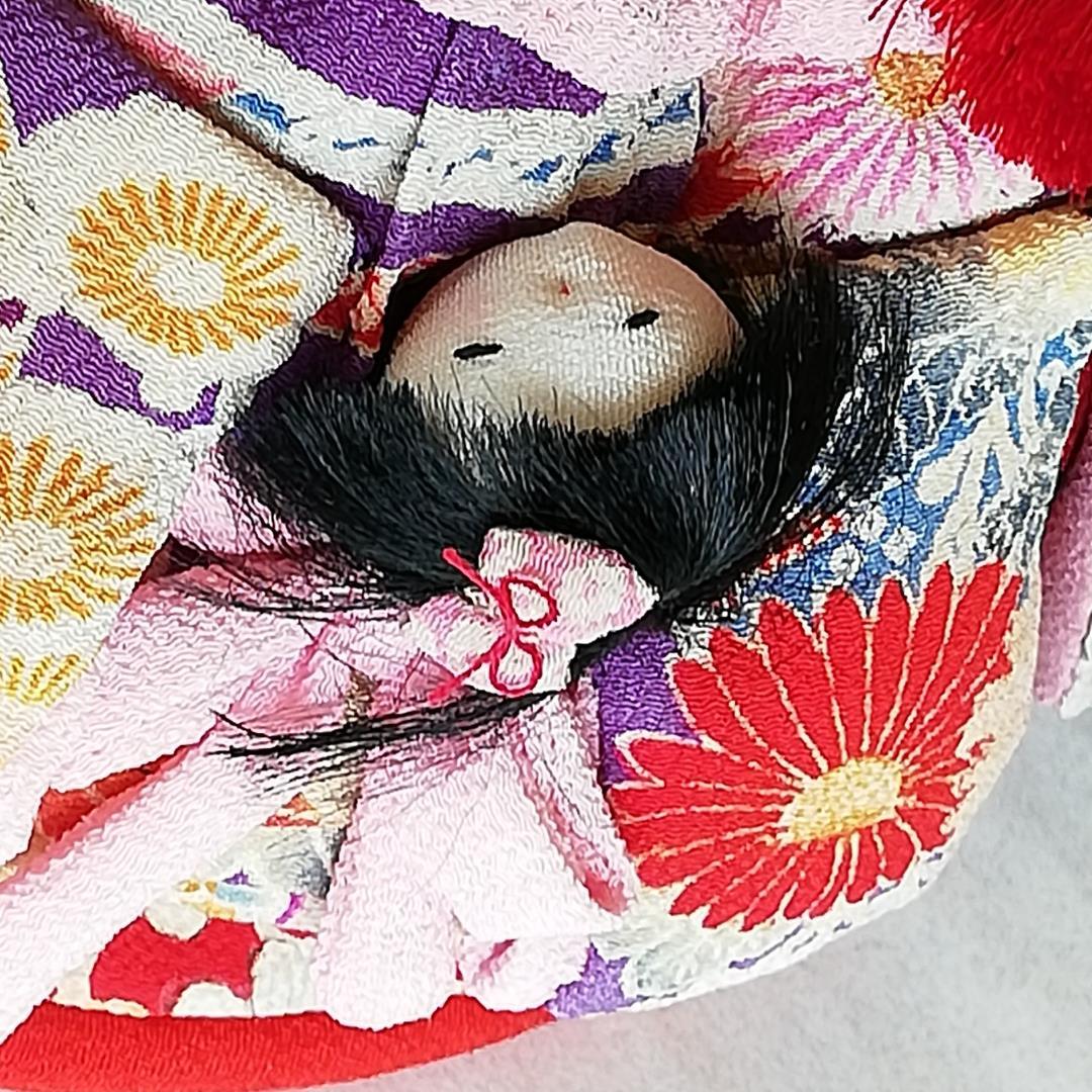 手つなぎ人形袋（細工きんちゃく）