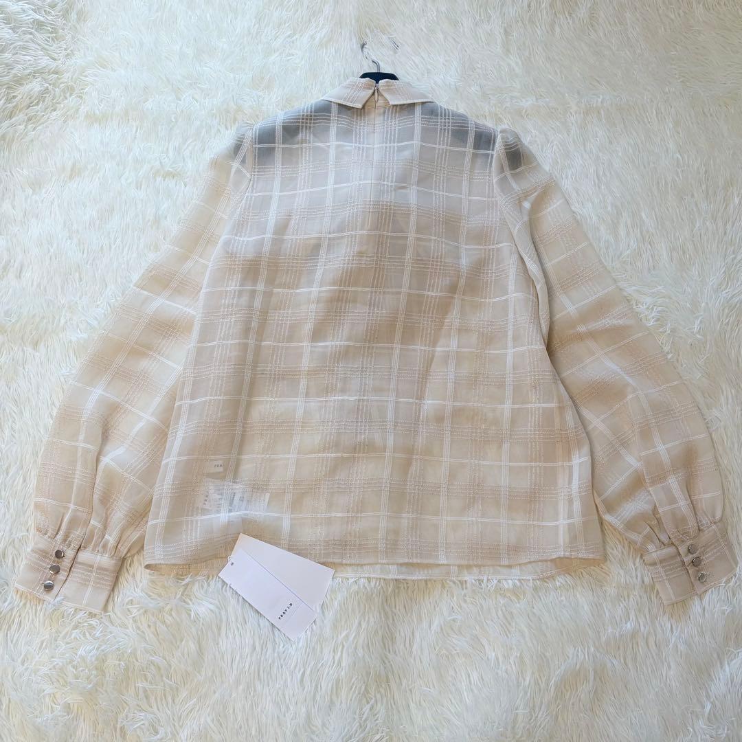 新品　新作　FRAY I.D フレイ アイディー　ビッグボウタイブラウス　長袖