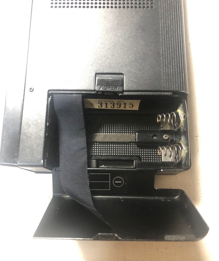 TCM-100B箱付コレクション可動保存版SONYカセットプレスマン/ブラック