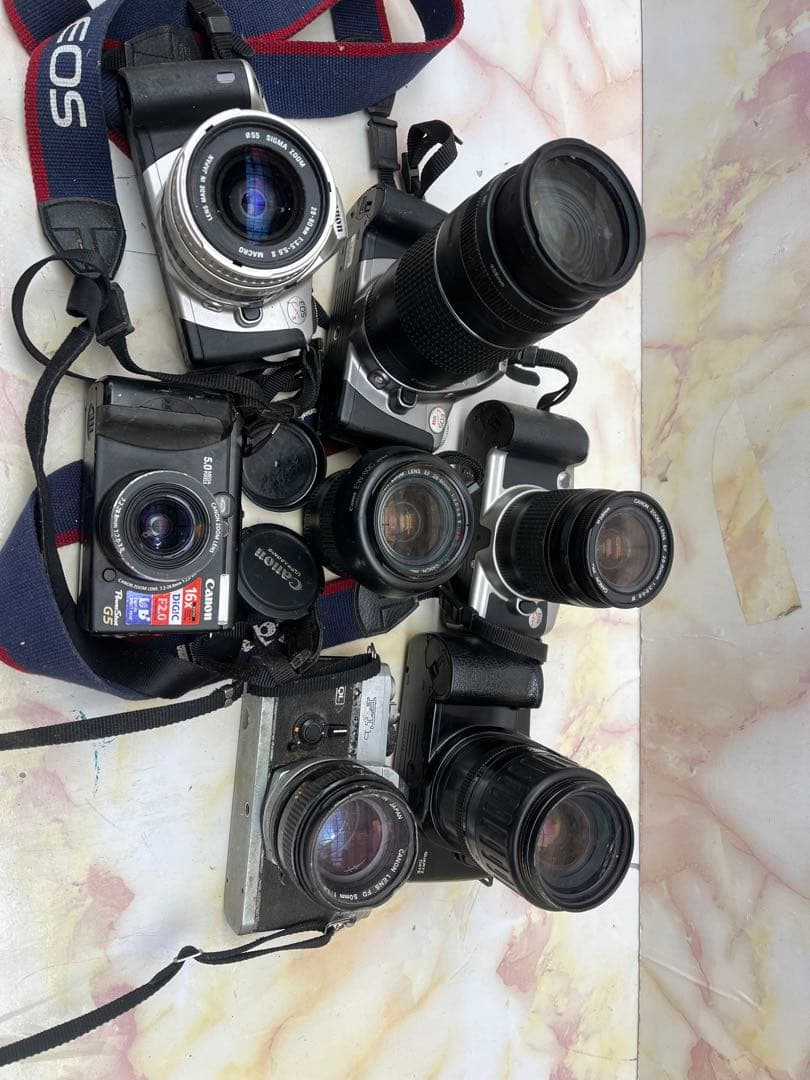 Canon/キャノン/EOS/Kiss ⅢLなどまとめて7点ジャンク(K025)