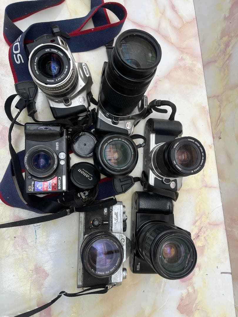 Canon/キャノン/EOS/Kiss ⅢLなどまとめて7点ジャンク(K025)