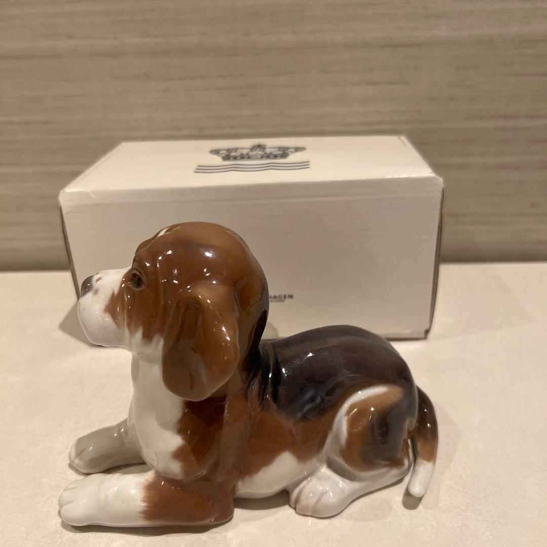 レア❣️ロイヤルコペンハーゲン　フィギュリン　セントバーナード　犬　サイズ 大