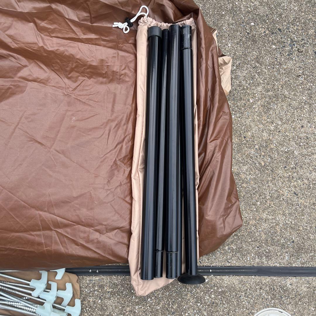 め*く様 美品 DOD ヤドカリテント タン シート マット セット キャンプ