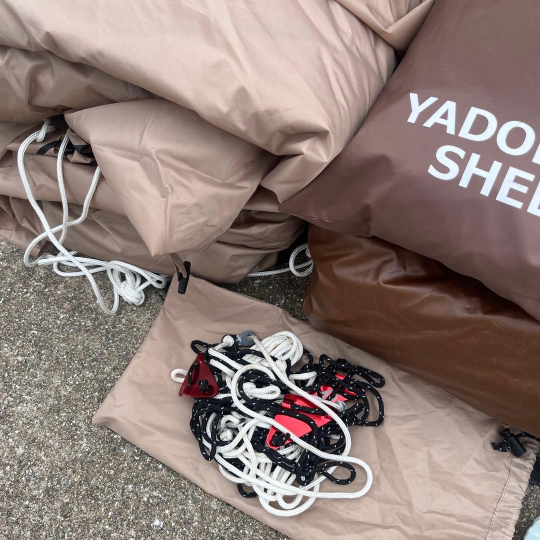 め*く様 美品 DOD ヤドカリテント タン シート マット セット キャンプ