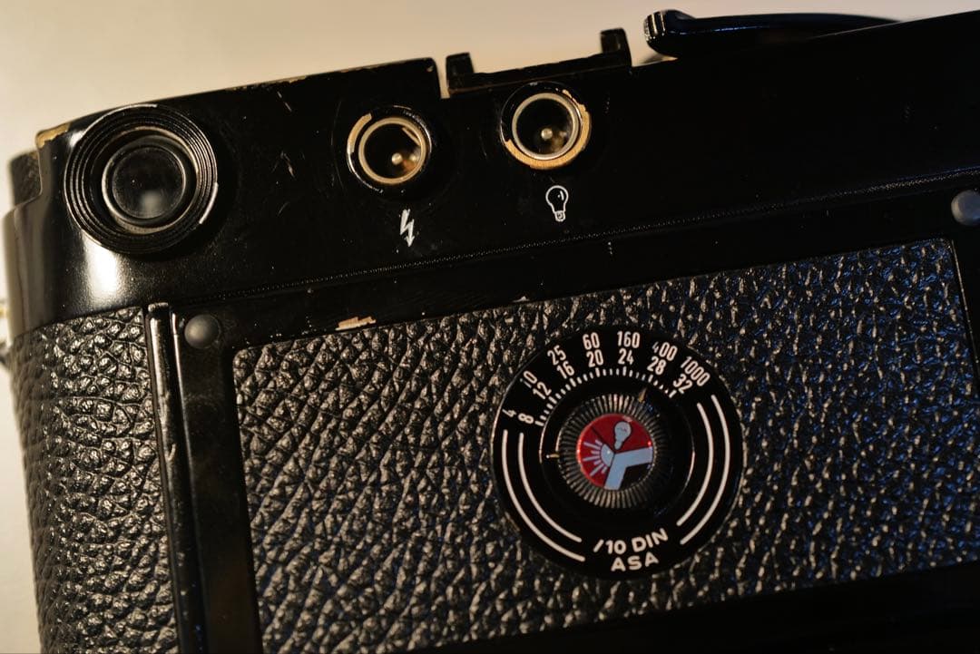 【OH済】ライカ M3 後塗　ブラックペイント ダブルストローク ドッグイヤー