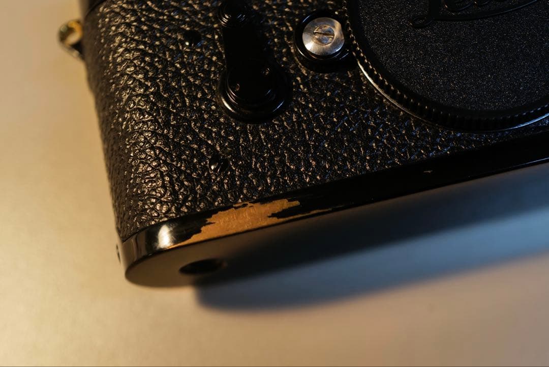 【OH済】ライカ M3 後塗　ブラックペイント ダブルストローク ドッグイヤー